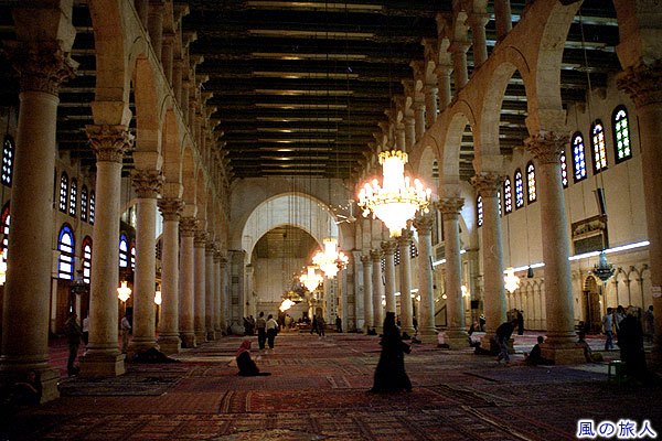 ウマイヤド・モスクの内部２　ウマイヤド・モスク　Umayyad Mosque